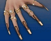 🌻BrownG Nails + Ring