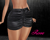 black latex skirt