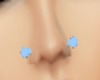 D~ Blue Nasal plugs