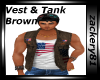 Vest & Tank Brown New