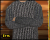E. Grey Knitted Sweater
