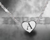 ⛧ necklace letter A