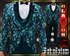 zZ Suit King Teal|Wht