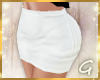 G- Short White Skirt