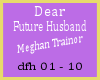*lp Dear Future Husband