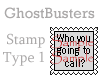 GhostBusters Stamp ver1