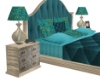 Teal Bed 