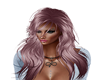 pink gold hair
