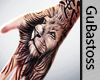 Lion Hands Tattoo