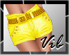 Lady Yellow Shorts