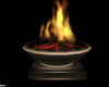 pot flames