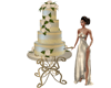 Gold Wedding Cake