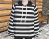 [JD] Striped EMO Hoodie