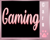 C: Gaming Head Sign