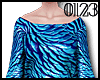 0123 Shiny Blue Sequins