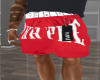 Red Purple Brand Shorts