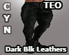 Teo L Dark Blk Leathers