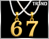 ᵀ Gold 6 7 Necklace