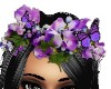 Flower crown purple 