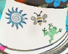 tummy glitter tattoos