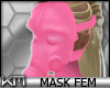 +KM+ Pony Mask Pink F