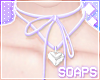 +Heart Necklace Purple