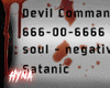 H - Devil Tag Commander