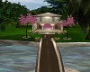 pink wedding garden