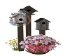 Flowers w Birdhouse