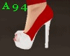 [A94] Red spring shoes