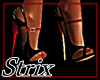 qSS! Black/Red Shoes