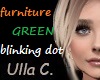UC green blinking dot