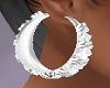 Chunky Silv Earring Set