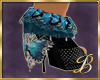 Burlesque blue shoes