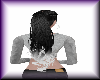 (V) frosted ponytail