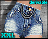 3D| XXL Jean UP shorts