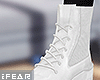 ♛Fear White Boots
