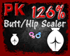 Butt/Hip Scaler 126% M/F