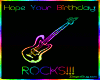 HAPPY BIRTHDAY rock