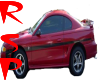 97 red mustang