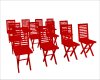12 Chairs Red