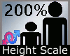 200% Height Scale
