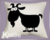 K Goat cushion