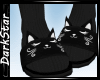 Kitty Slippers ( black
