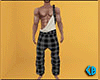Gray Overalls Plaid (M)
