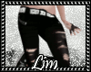 Sexy Black Slits Jean