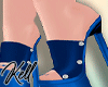 emerald blue high heels