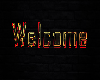 (Dp) Neon Welcome sign