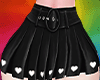 ! Heart Skirt Black RL