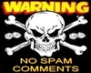 warning - no spam